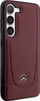 Këse telefoni Mercedes Urban Line Leather për Samsung Galaxy S23, lëkurë origjinale, e kuqe