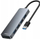 Hub USB Baseus UltraJoy Lite, 4 porta USB 3.0, 5 Gbps, gri
