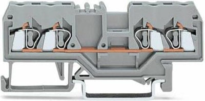 Bllok terminali Wago 280-831, 4 përçues, 2.5mm², i zi