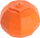 Lodër për qen Dingo Tomato Ball, top gome TPR, 9 cm, portokalli