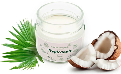 Qiri aromatik Tropikalia Tropicandle - Coconut, 150 ml