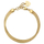 Byzylyk për femra S'Agapõ Double gold-plated Hadek Chunky SHK119, i artë