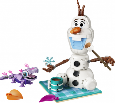 Set LEGO Disney Frozen Olaf And Bruni's Picnic Fun 43287, lodër ndërtuese, shumëngjyrësh
