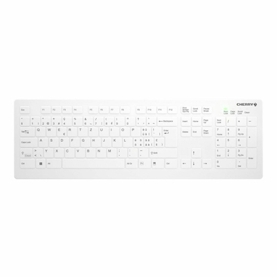 Tastierë CHERRY AK-C8112, wireless, e bardhë