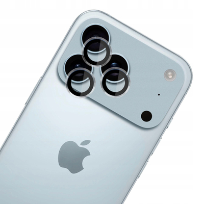 Mbrojtës kamere 3MK Lens Protection Pro për iPhone 17 Pro 17 Pro Max, xham i tejdukshëm, 1 copë