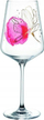 Gotë aperitivi Leonardo Presente, 560ml, qelq transparent me dekor lulesh