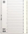 Ndarës dosjeje Elba Strong Line Basic Index, A4, PP, A Z, i bardhë