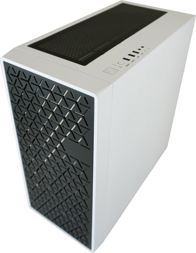Kutia PC gaming LC-Power 714W GacruxX, Midi Tower, ATX, e zezë e bardhë