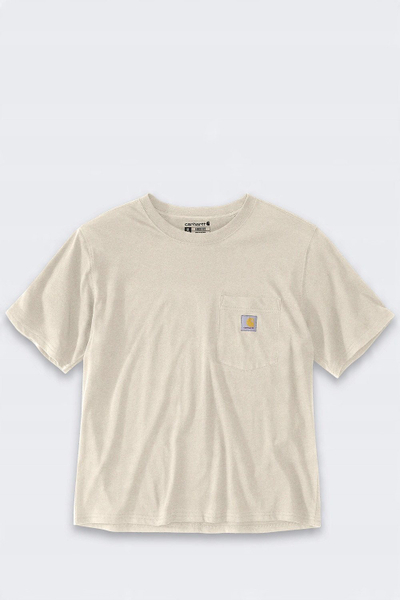 Bluzë Carhartt Loose Fit e hollë e lehtë, për goca, madhësia XL, Oatmeal Heather