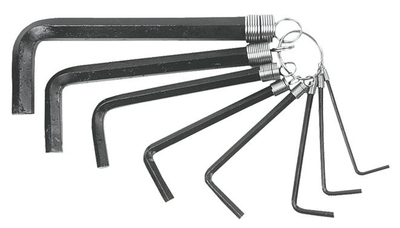 Сет шестерокраки клучеви тип Л Топ Тулс 2-10mm, 8 парчиња