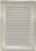 Grilë ventilimi airRoxy Slanted, 140x210 mm, metal galvanizuar, e zezë