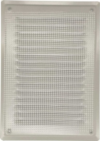 Grilë ventilimi airRoxy Slanted, 140x210 mm, metal galvanizuar, e zezë