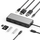 Док USB C ALOGIC Fusion Pro AXIS, Dual Display, 9 во 1, сив