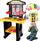 Set punëtori plastike për kalamaj Workbench, me vegla, në kuti