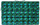 Jastëk oborri 3D Cushion Blue Leaves, 100x105 cm, me gjethe blu