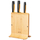 Set thika Fiskars Bamboo, 3 copë, zezë/portokalli