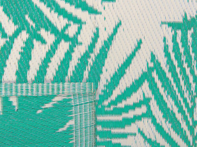 Tapet për jashtë KOTA, 120 x 180 cm, që i duron motit, mint green