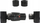 Set radiator Varioterm Integra Left IGS0224CFK/L, lidhje majtas, black matt, i zi mat