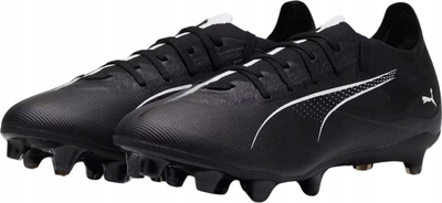 Këpucë futbolli Puma Ultra 5 Match FG MG 107687 02, për meshkuj, terren i thatë dhe sintetik, të zeza