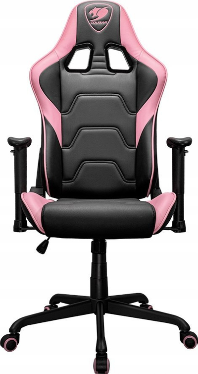 Karrige zyre Cougar Armor Elite, ergonomike, rozë/ zezë
