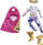 Set rrobash për kukullën Lottie Super Lottie, me gjithë aksesorët e superheroines, shumëngjyrësh