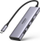 HUB USB Ugreen CM511, 6 në 1, USB-C 100W, gri