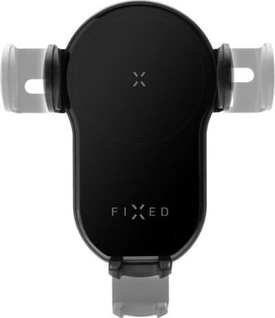 Mbajtëse telefoni FIXED Matic XL Wireless për makinë, për xham a pult, 15W, e zezë