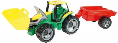 Traktor me kovë dhe rimorkio Lena, 62 cm, shumëngjyrësh