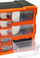 Kuti organizuese Boxer Assortment Box, me 22 sirtarë, plastike, transparente