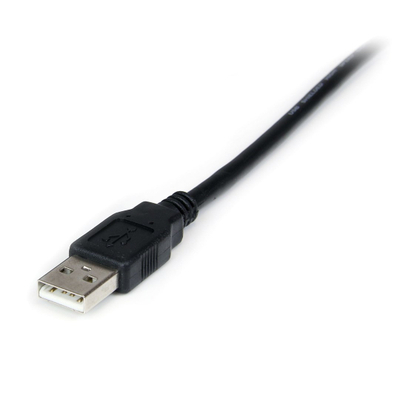 Kabllo adapter USB në serial StarTech me 1 port, RS232 DB9 Null Modem, 1.8m, e zezë