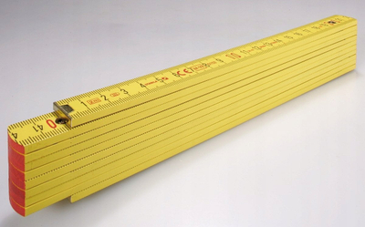 Metër palosës Stabila 1304 Type 700, 2m, dru ahu, i verdhë