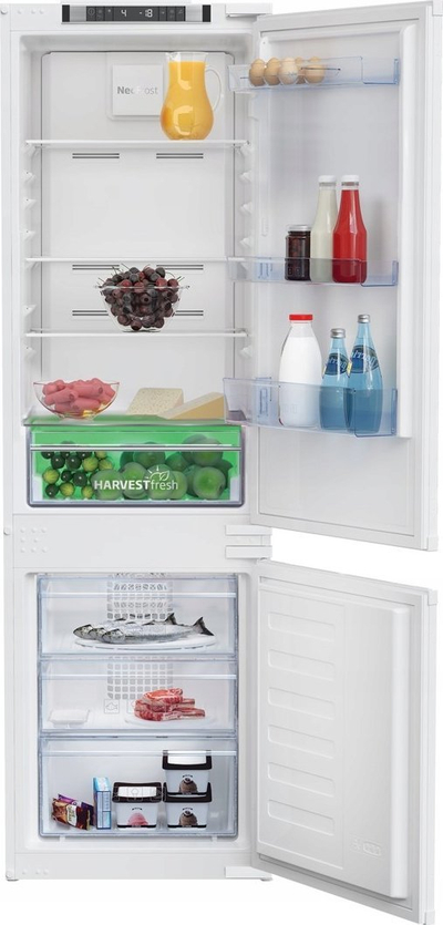 Frigorifer inkaso Beko BCNA254E43SN, 254L, 178cm, i bardhë