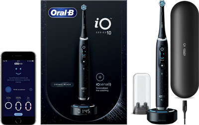 Furçë elektrike Oral-B iO Series 10 Luxe Edition, i zi Black Onyx