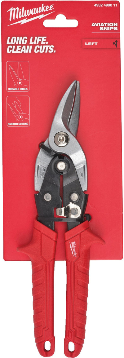 Gërshërë llamarine Milwaukee 4932499011, prerje e majtë, profesionale
