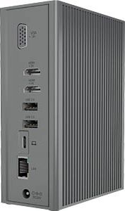 Docking station USB ICY BOX IB-DK2262AC, 10 porta USB, HDMI, VGA, gri