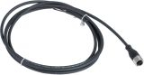 Kabllo sensorësh Telemecanique XZCP1141L10, 4 pin, 10 m, i zi