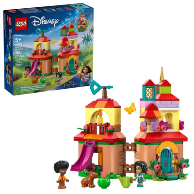 Set ndërtimi Lego Disney 43261 Encanto Mini House, 2 mini kukulla, shumëngjyrëshe