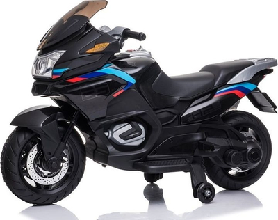 Motor elektrik lodër për fëmijë XMX609, bateri 12V, rrota EVA, i zi