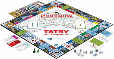 Lojë tavoline Monopoly Tatra Mountains and Zakopane, edicion i veçantë, për familje, shumëngjyrëshe