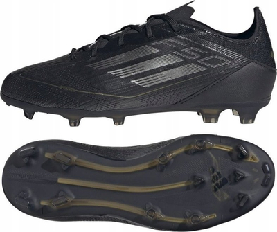 Këpucë futbolli Adidas F50 Pro FG Jr IF1358, për fëmijë, për bar natyral, të zeza