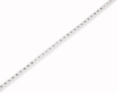 Shirit etiketimi numerik WAGO 2009-145, 1 copë, plastik, i bardhë