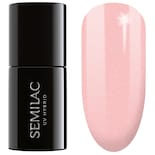 Llak gel Semilac 054 Pale Peach Glow, UV hibrid, Special Day, rozë shumë e hapur me shkëlqim