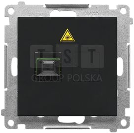 Prizë optike Simon 55 Single Optical Fiber, SC/APC, e zezë matt
