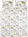 Set çarçafësh Domoletti MV-7999, pambuk, 140x200 cm, me motive bimore