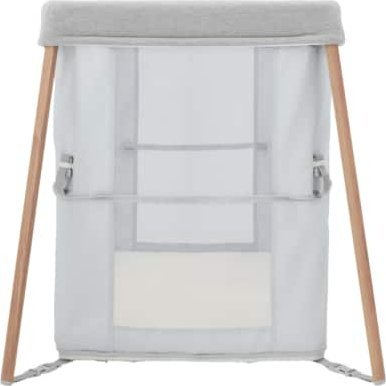 Krevat portativ për bebe Maxi Cosi Iris Essential, palosës, me rrjetë, gri