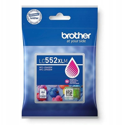 Kartutë boje Brother LC552XLM, XL, magenta
