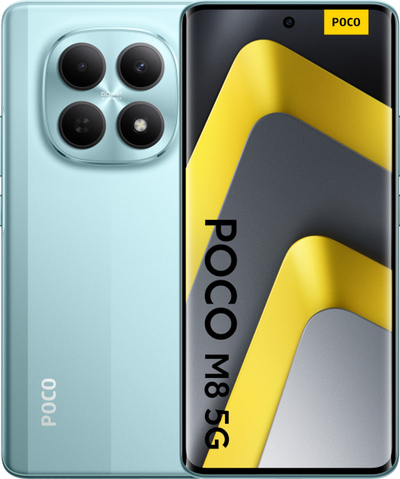 Telefoni Xiaomi Poco M8 5G, 256GB, 8GB RAM, i gjelbër