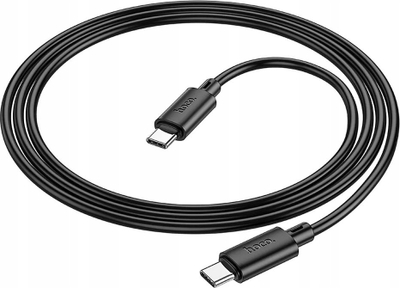 Kabllo USB Hoco X88 USB C ne USB C, 1m, 60W, e zezë
