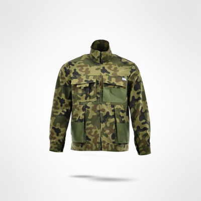 Pantallona pune Sara Workwear KING, me përparëse, 245 g/m², 65% poliester, jeshile