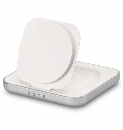 Магнетски полнач ZENS Nightstand, Qi2 MagSafe, 15W, бел